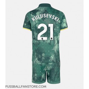 Tottenham Hotspur Dejan Kulusevski #21 Replik 3rd trikot Kinder 2024-25 Kurzarm (+ Kurze Hosen)